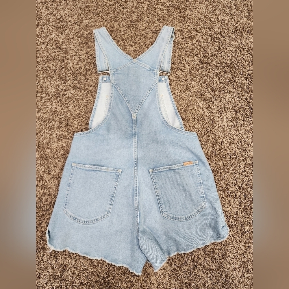 Joe's Jeans Kellsie Denim Shortalls Size L - Picture 5 of 7